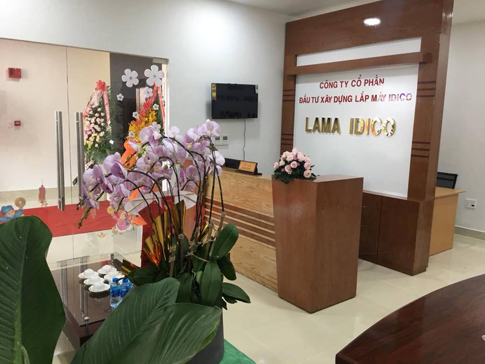 THIẾT KẾ VÀ THI CÔNG NỘI THẤT VĂN PHÒNG CÔNG TY IDICO- ĐỒNG NAI