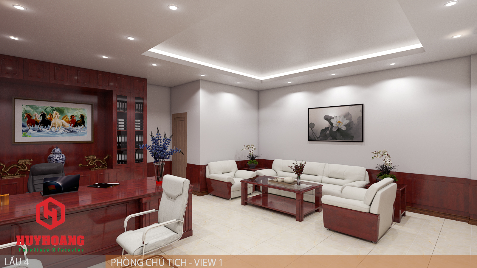 THIẾT KẾ VÀ CUNG CẤP NỘI THẤT VĂN PHÒNG LÀM VIỆC CÔNG TY CỔ PHẦN CÔNG NGHỆ THÔNG MINH NOVA TẠI QUẬN TÂN BÌNH -TP HCM
