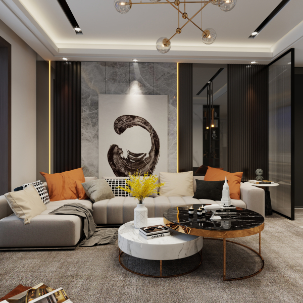 Mẫu phòng khách hiện đại